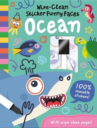 Enlarge image Cover: Wipe-Clean Sticker Funny Faces Ocean - Two Windmills Limited