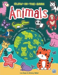 Enlarge image Cover: Glow-In-The-Dark Animals Sticker Activity Book - Gemini Books Group