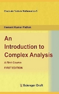 Enlarge image Cover: An Introduction to Complex Analysis - Scienger Draft