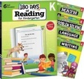Cover: 180 Days (TM): Reading, Math, Language, Writing, & Problem Solving for Kindergarten: 5-Book Set - Shell Educational Publishing