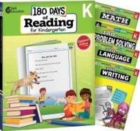 Enlarge image Cover: 180 Days (TM): Reading, Math, Language, Writing, & Problem Solving for Kindergarten: 5-Book Set - Shell Educational Publishing