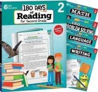 Enlarge image Cover: 180 Days (TM): Reading, Math, Language, Writing, & Problem Solving for Grade 2: 5-Book Set - Shell Educational Publishing