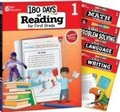 Cover: 180 Days (TM): Reading, Math, Language, Writing, & Problem Solving for Grade 1: 5-Book Set - Shell Educational Publishing