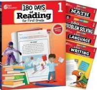 Enlarge image Cover: 180 Days (TM): Reading, Math, Language, Writing, & Problem Solving for Grade 1: 5-Book Set - Shell Educational Publishing