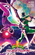 Cover: Mighty Morphin Power Rangers: The Return #4 - Boom Entertainment