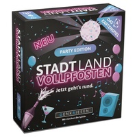 Abbildung von: DENKRIESEN - STADT LAND VOLLPFOSTEN® - Das Kartenspiel - PARTY EDITION "Jetzt geht's rund." - DENKRIESEN