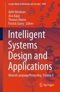 Enlarge image Cover: Intelligent Systems Design and Applications - Springer