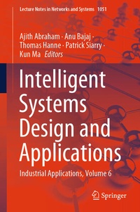 Enlarge image Cover: Intelligent Systems Design and Applications - Springer