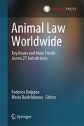 Abbildung von: Animal Law Worldwide - T.M.C. Asser Press
