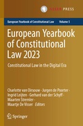 Cover: European Yearbook of Constitutional Law 2023 - T.M.C. Asser Press