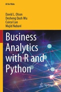 Cover: Business Analytics with R and Python - Springer