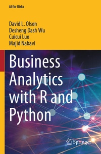 Enlarge image Cover: Business Analytics with R and Python - Springer