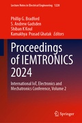 Cover: Proceedings of IEMTRONICS 2024 - Springer