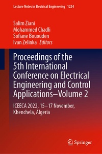 Enlarge image Cover: Proceedings of the 5th International Conference on Electrical Engineering and Control Applications-Volume 2 - Springer
