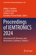 Cover: Proceedings of IEMTRONICS 2024 - Springer