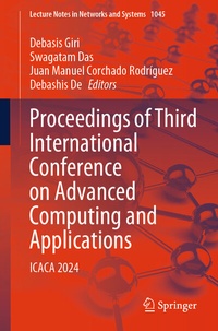 Enlarge image Cover: Proceedings of Third International Conference on Advanced Computing and Applications - Springer