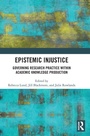 Cover: Epistemic Injustice - Routledge