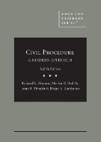 Abbildung von: Civil Procedure - Foundation Press