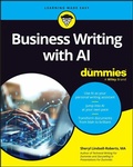 Cover: Business Writing with AI For Dummies - Wiley