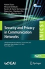 Cover: Security and Privacy in Communication Networks - Springer