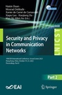 Cover: Security and Privacy in Communication Networks - Springer