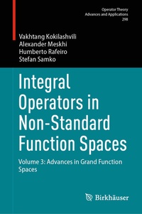 Abbildung von: Integral Operators in Non-Standard Function Spaces - Birkhäuser