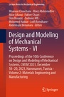 Cover: Design and Modeling of Mechanical Systems - VI - Springer