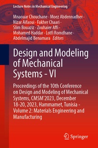 Enlarge image Cover: Design and Modeling of Mechanical Systems - VI - Springer