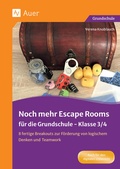 Cover: Noch mehr Escape Rooms f&uuml;r die Grundschule 3/4 - Auer Verlag in der AAP Lehrerwelt GmbH