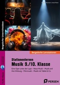Cover: Stationenlernen Musik 9./10. Klasse - Persen Verlag in der AAP Lehrerwelt GmbH