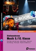 Cover: Stationenlernen Musik 9./10. Klasse - Persen Verlag