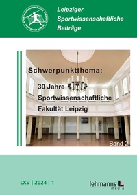 Abbildung von: Leipziger Sportwissenschaftliche Beiträge - Lehmanns Media