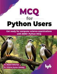 Enlarge image Cover: MCQ for Python Users - BPB Publications