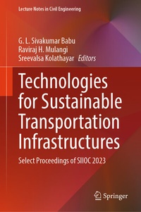 Abbildung von: Technologies for Sustainable Transportation Infrastructures - Springer