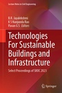 Cover: Technologies for Sustainable Buildings and Infrastructure - Springer