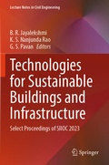 Cover: Technologies for Sustainable Buildings and Infrastructure - Springer