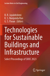 Enlarge image Cover: Technologies for Sustainable Buildings and Infrastructure - Springer
