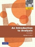 Cover: Introduction to Analysis - Pearson