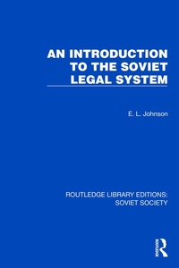 Abbildung von: An Introduction to the Soviet Legal System - Routledge