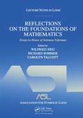 Cover: Reflections on the Foundations of Mathematics: Essays in Honor of Solomon Feferman - CRC Press