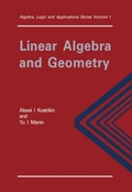 Cover: Linear Algebra and Geometry - CRC Press