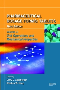 Enlarge image Cover: Pharmaceutical Dosage Forms - Tablets - CRC Press