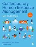 Cover: Contemporary Human Resource Management - SAGE Publications Ltd