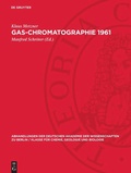 Cover: Gas-Chromatographie 1961 - De Gruyter