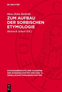 Abbildung von: Zum Aufbau der sorbischen Etymologie - De Gruyter