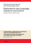 Cover: Explorations into Language, Literature and Culture - Peter Lang Verlag