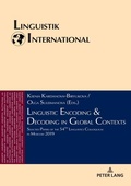 Cover: Linguistic Encoding & Decoding in Global Contexts - Peter Lang Verlag
