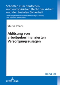 Abbildung von: Ablösung von arbeitgeberfinanzierten Versorgungszusagen - Peter Lang Verlag