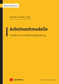 Cover: Arbeitszeitmodelle - LexisNexis Verlag ARD ORAC GmbH