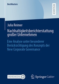Abbildung von: Nachhaltigkeitsberichterstattung großer Unternehmen - Springer Gabler